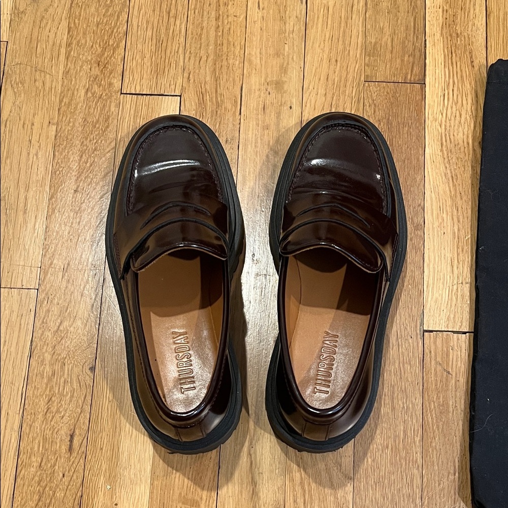 Women’s Thursday Boots Everyday Platform Penny Loafer - minimal wear
